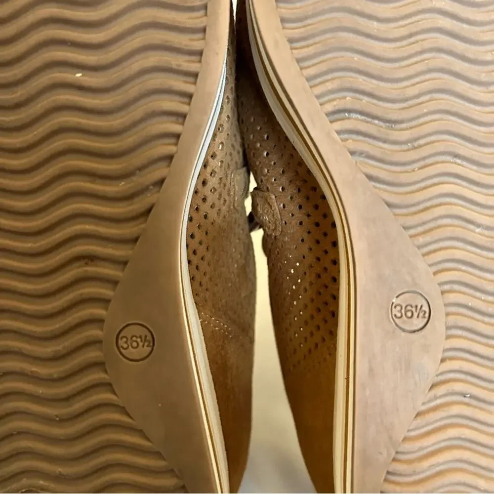Softwaves Cadie Slip-On Platform Sneaker Cognac Size 36.5